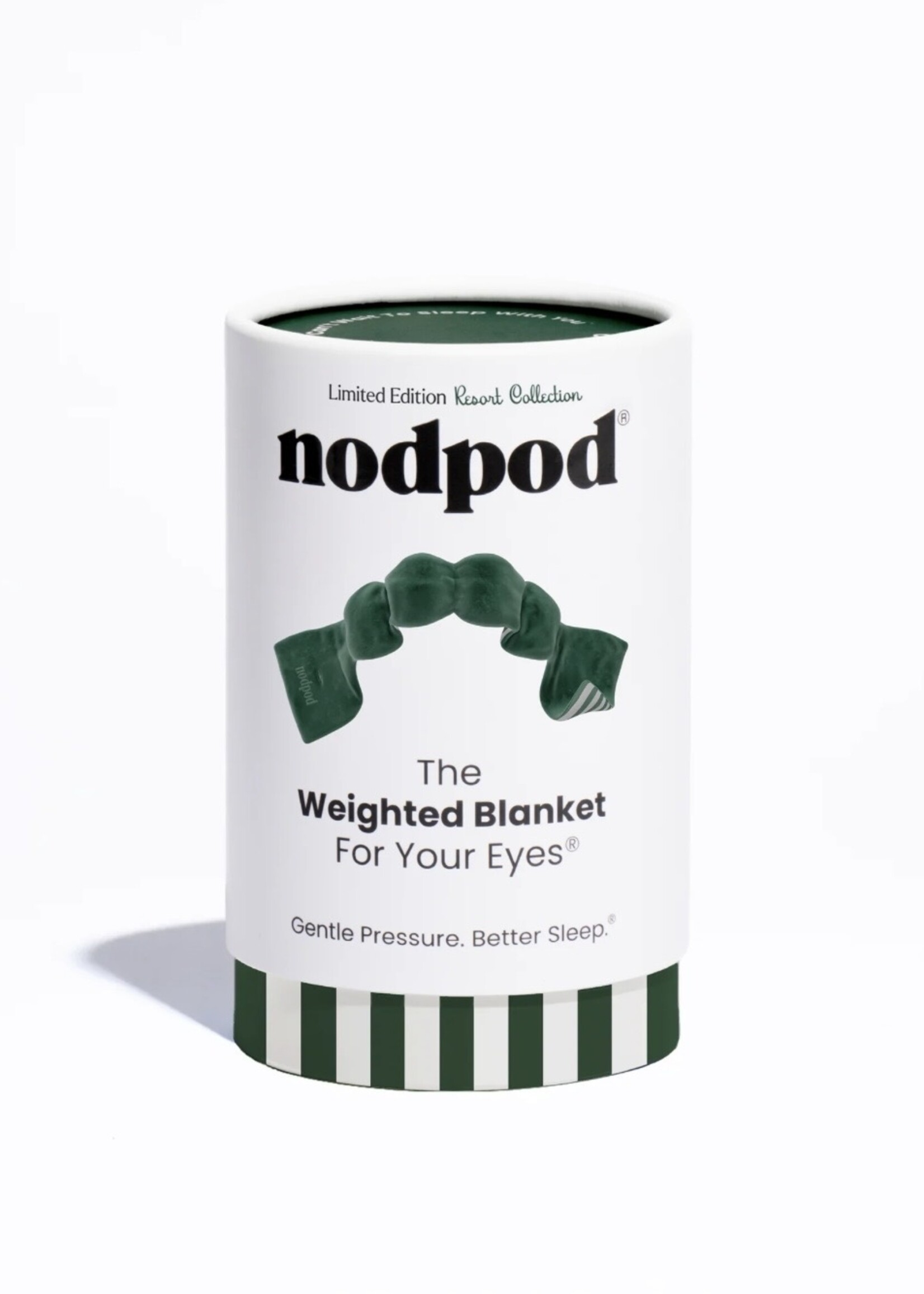 nodpod Nodpod Sleep Mask - Resort Green Stripe