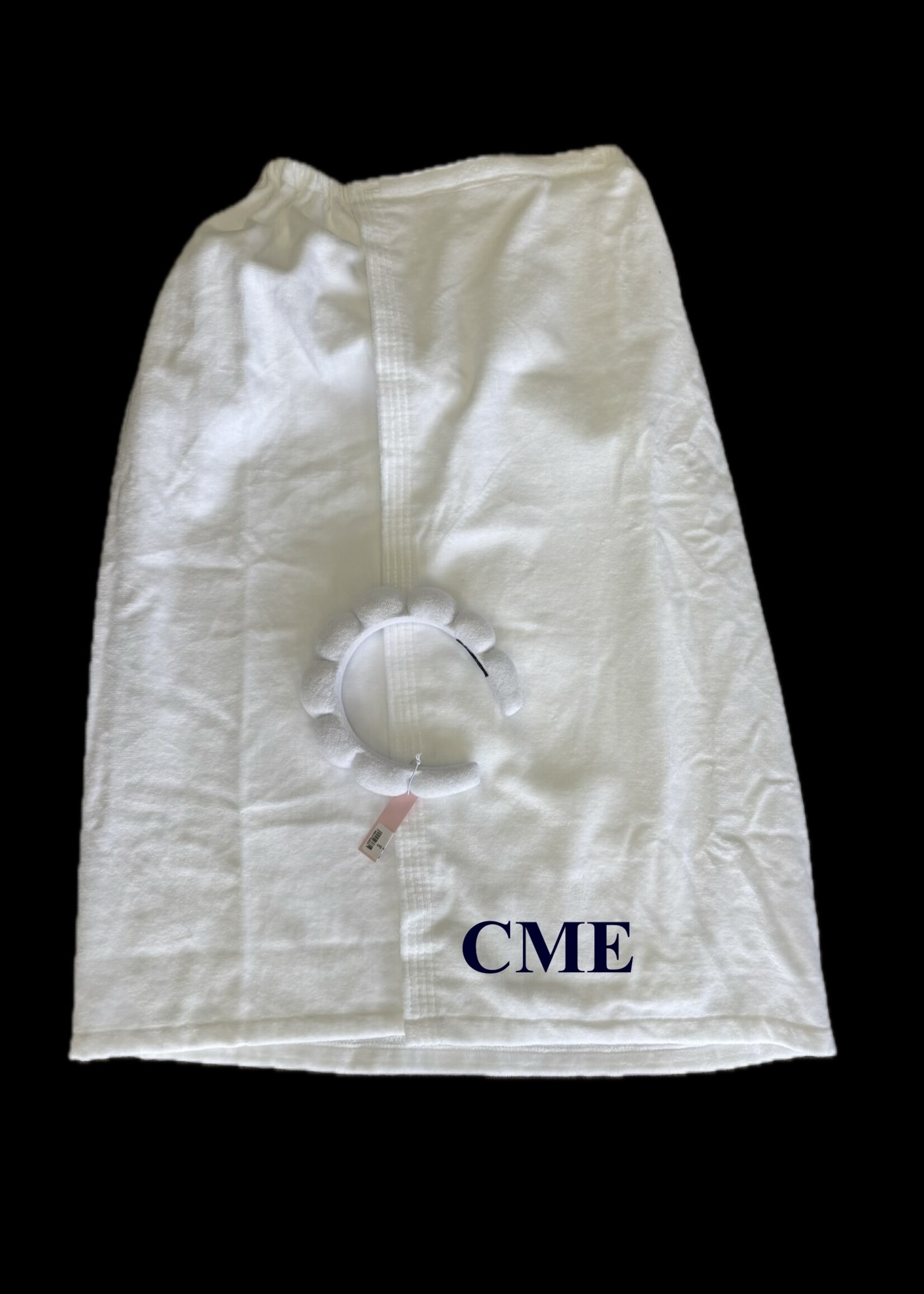 elleB Monogrammed Spa Wrap & Headband Bundle