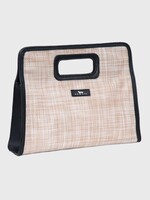 scout by bungalow Scout Sunset Clutch Sand Woven