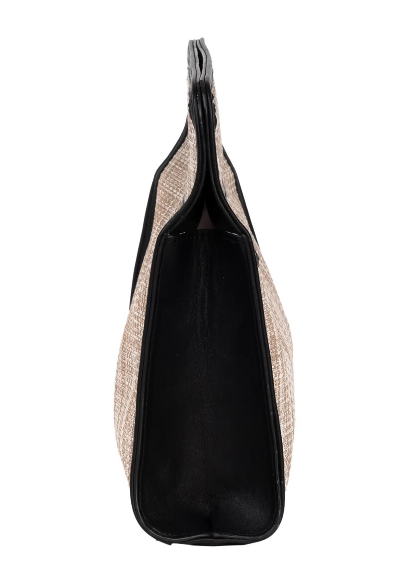 scout by bungalow Scout Sunset Clutch Sand Woven