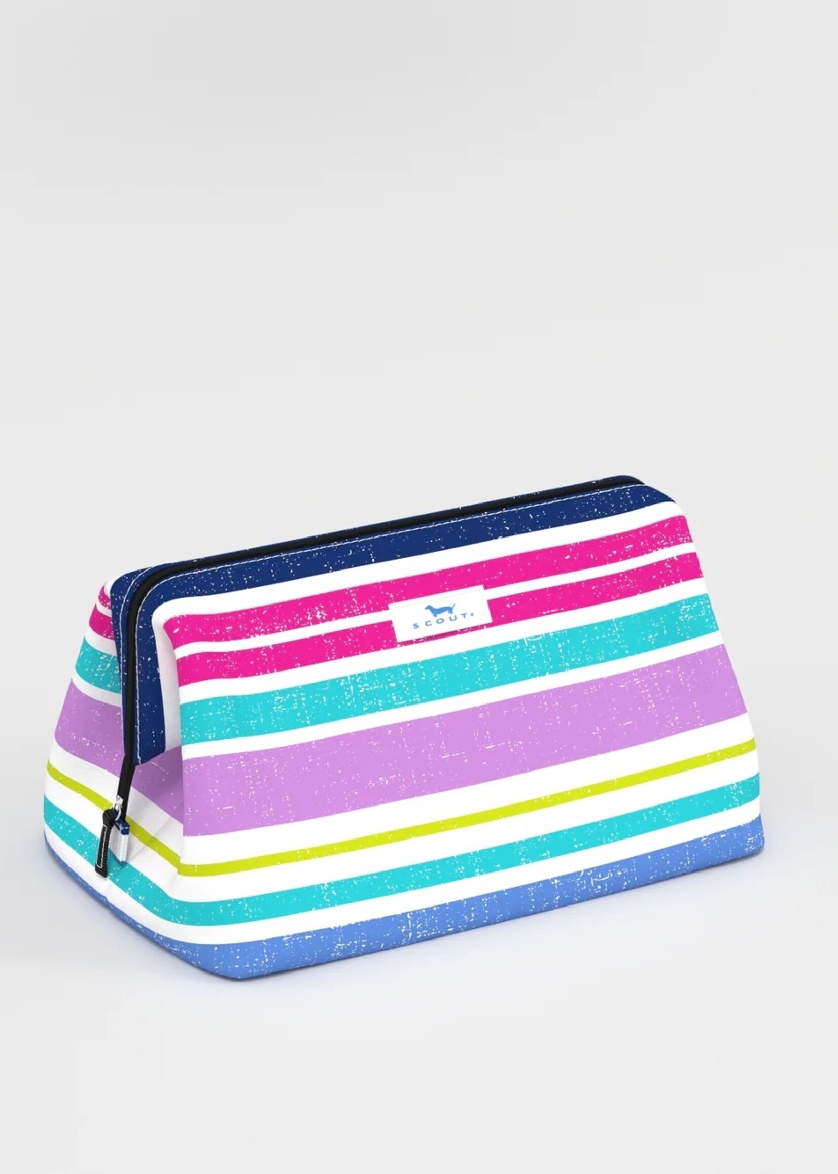 scout by bungalow Scout Big Mouth Makeup Bag Rum Runner