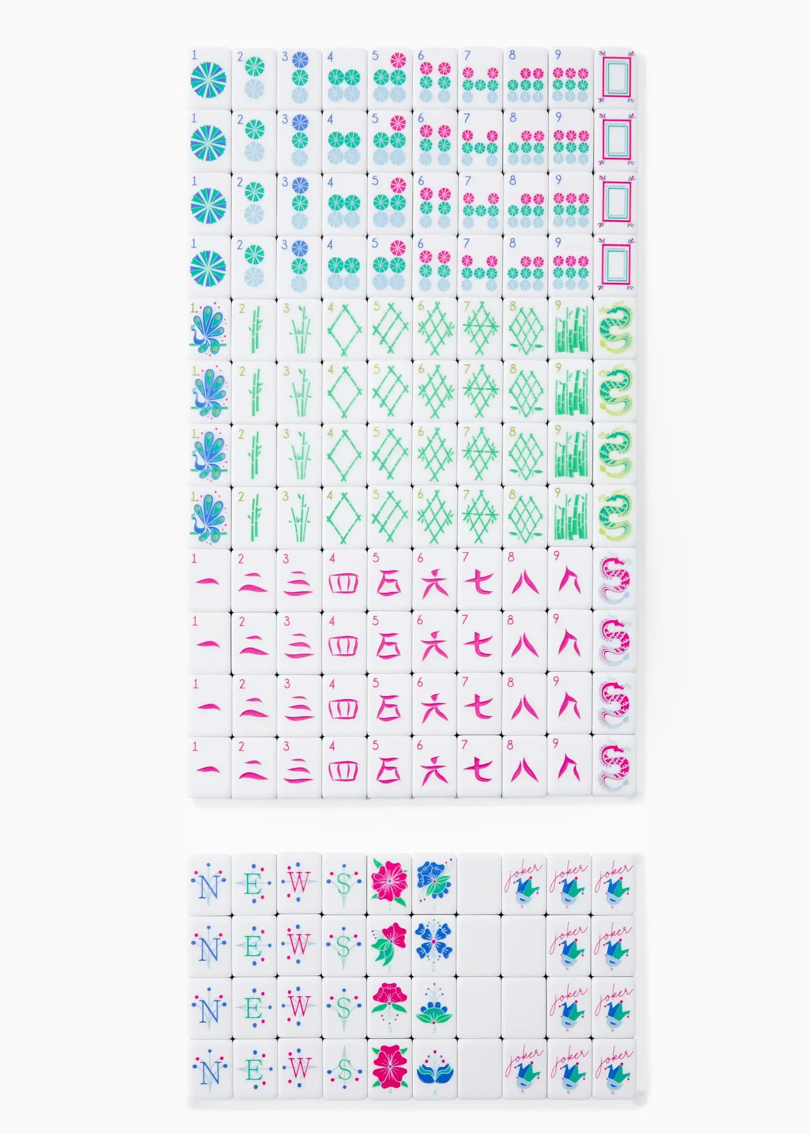 Birdie Mahjong Tiles