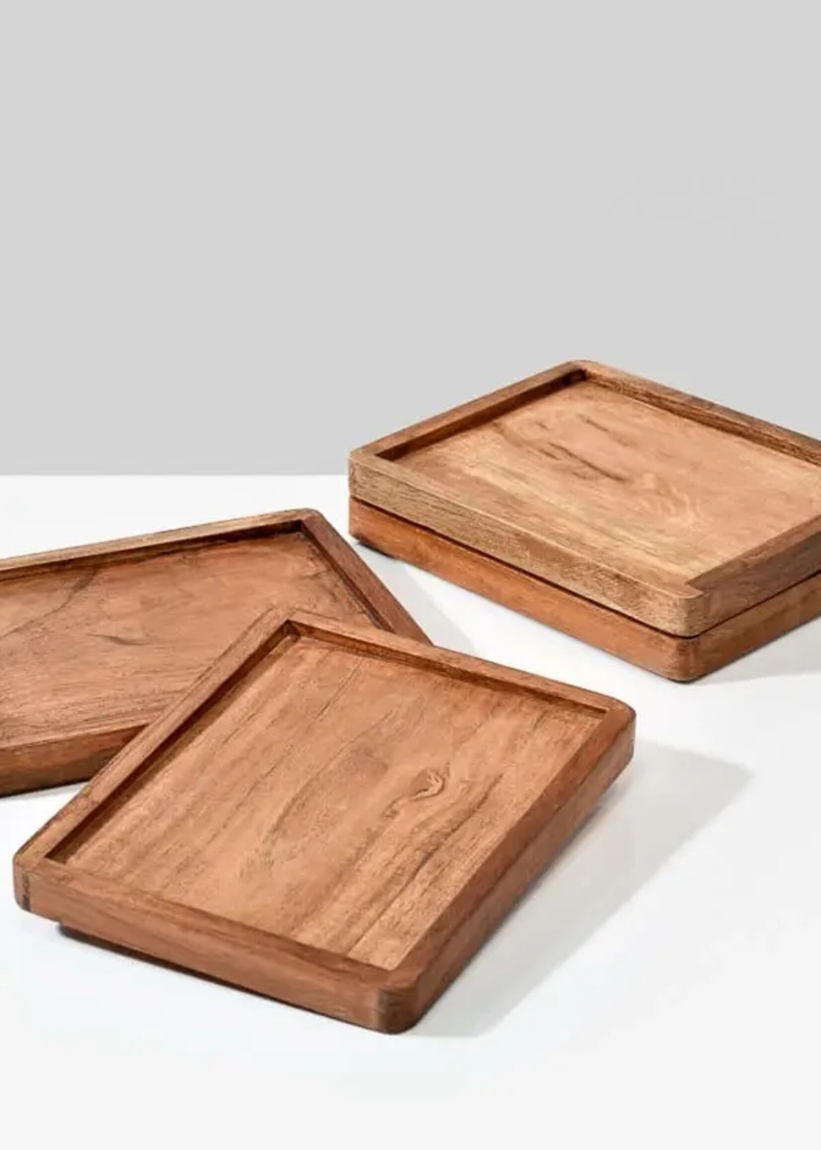 Jamali Garden Personalized Lambok Wood Valet Tray