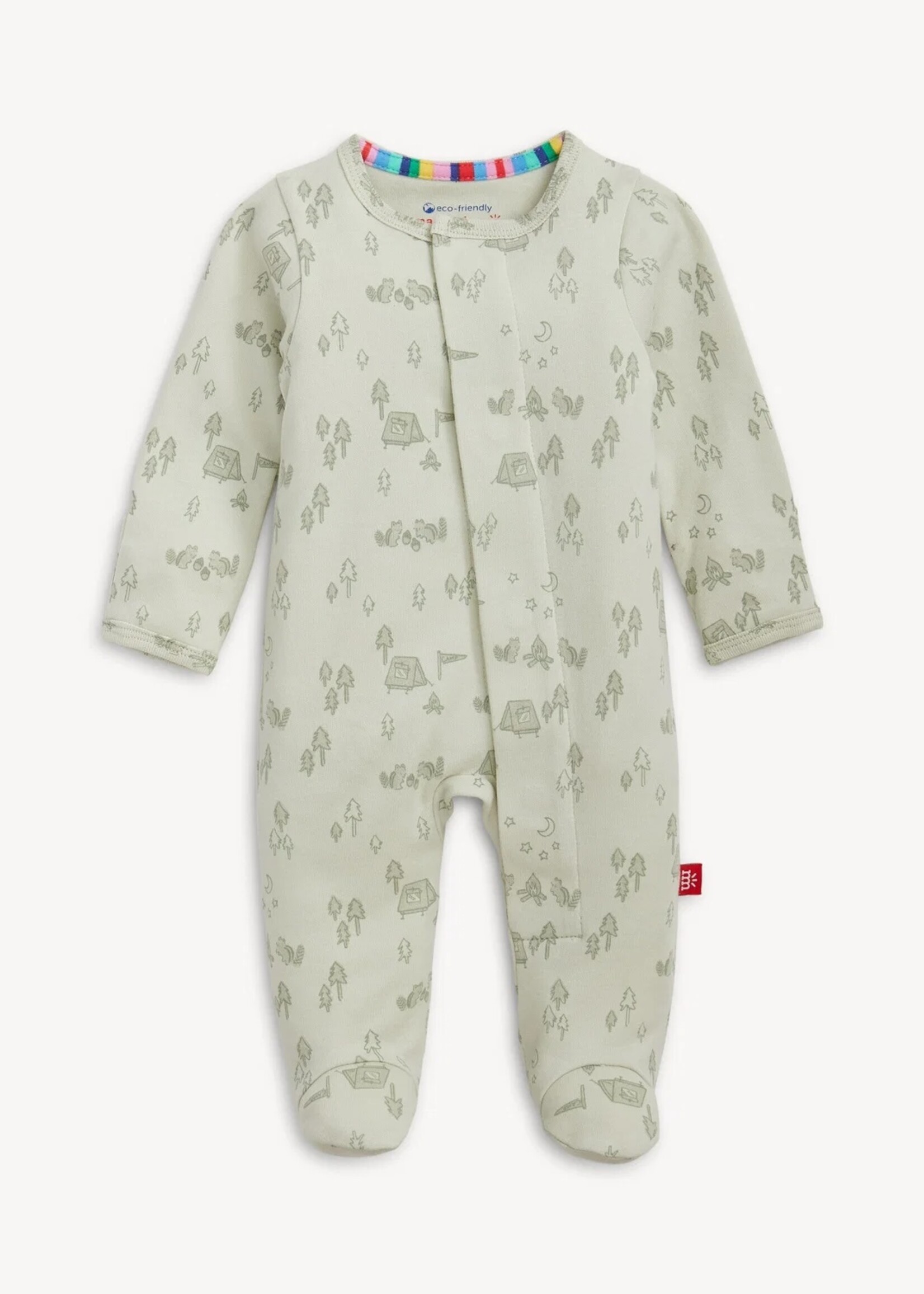 magnetic me Base Camp Buddies Organic Cotton Magnetic Footie