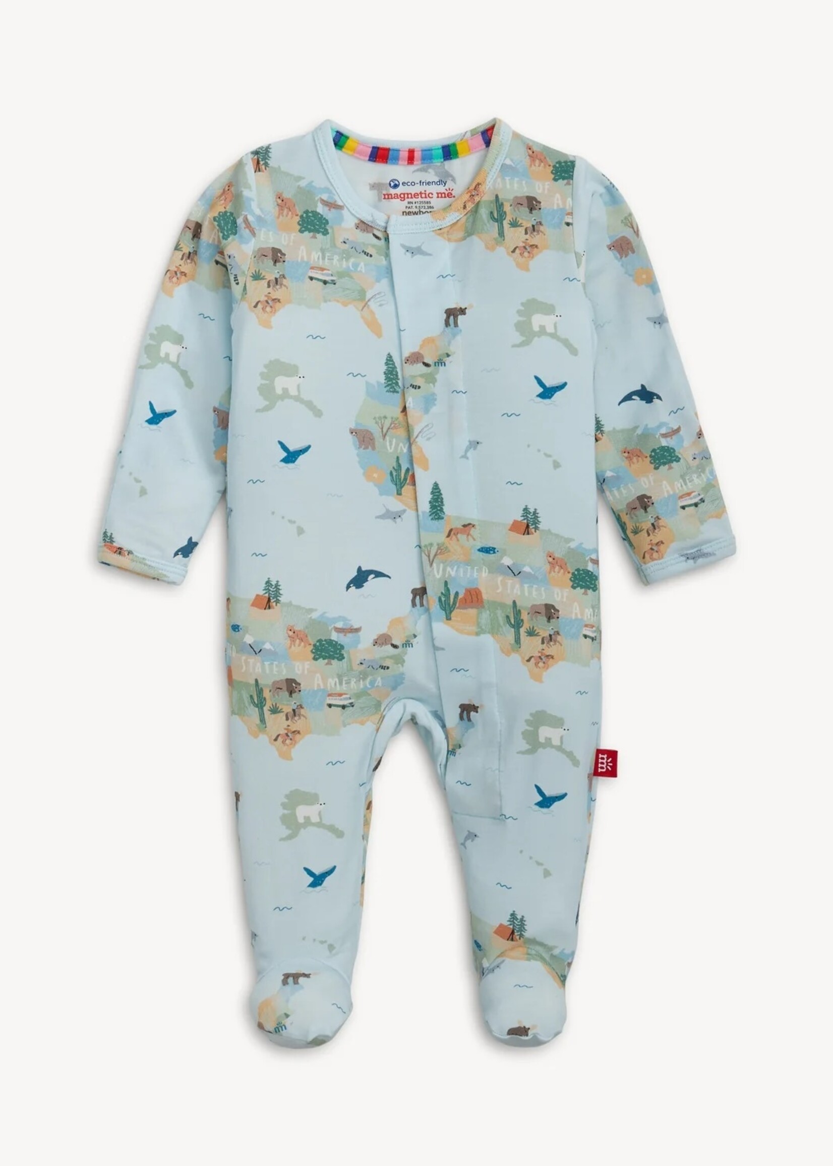 magnetic me America The Beautiful Modal Magnetic Footie