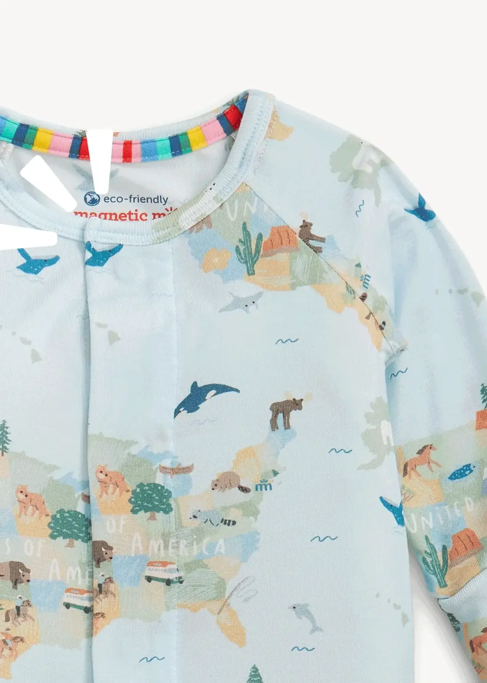 magnetic me America The Beautiful Modal Magnetic Footie