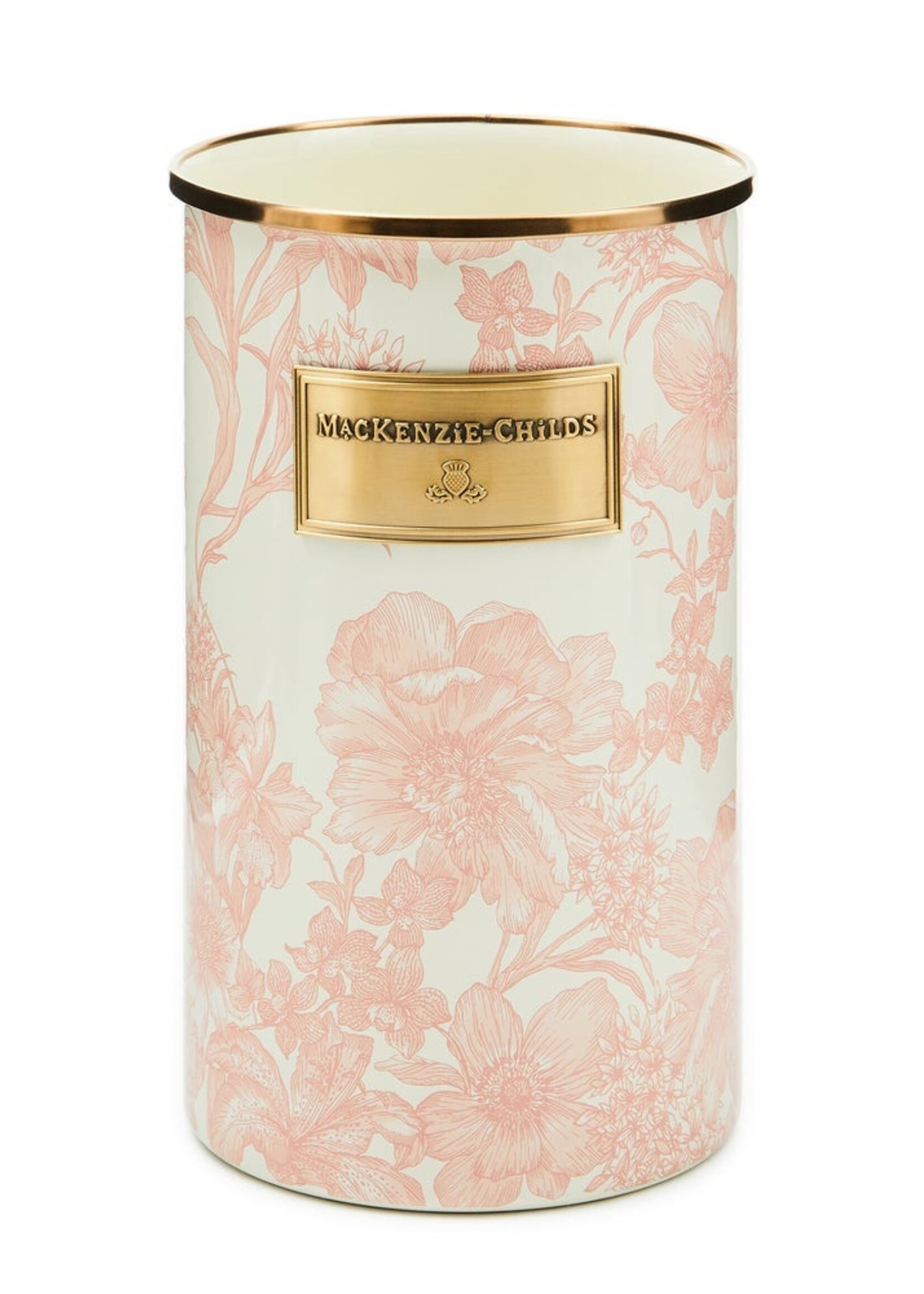 Mackenzie-Childs Rosy English Garden Utensil Holder