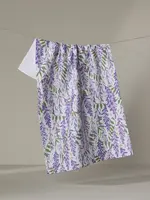 geometry Wisteria Tea Towel