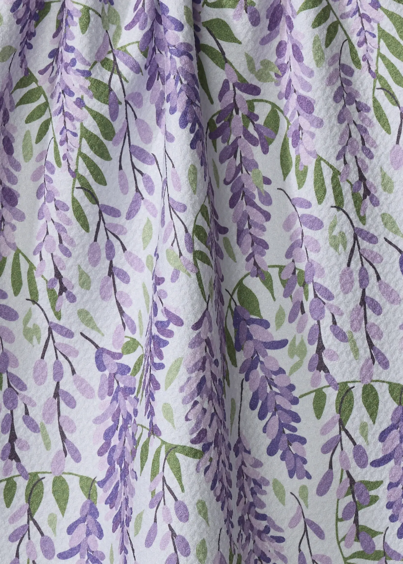 geometry Wisteria Tea Towel