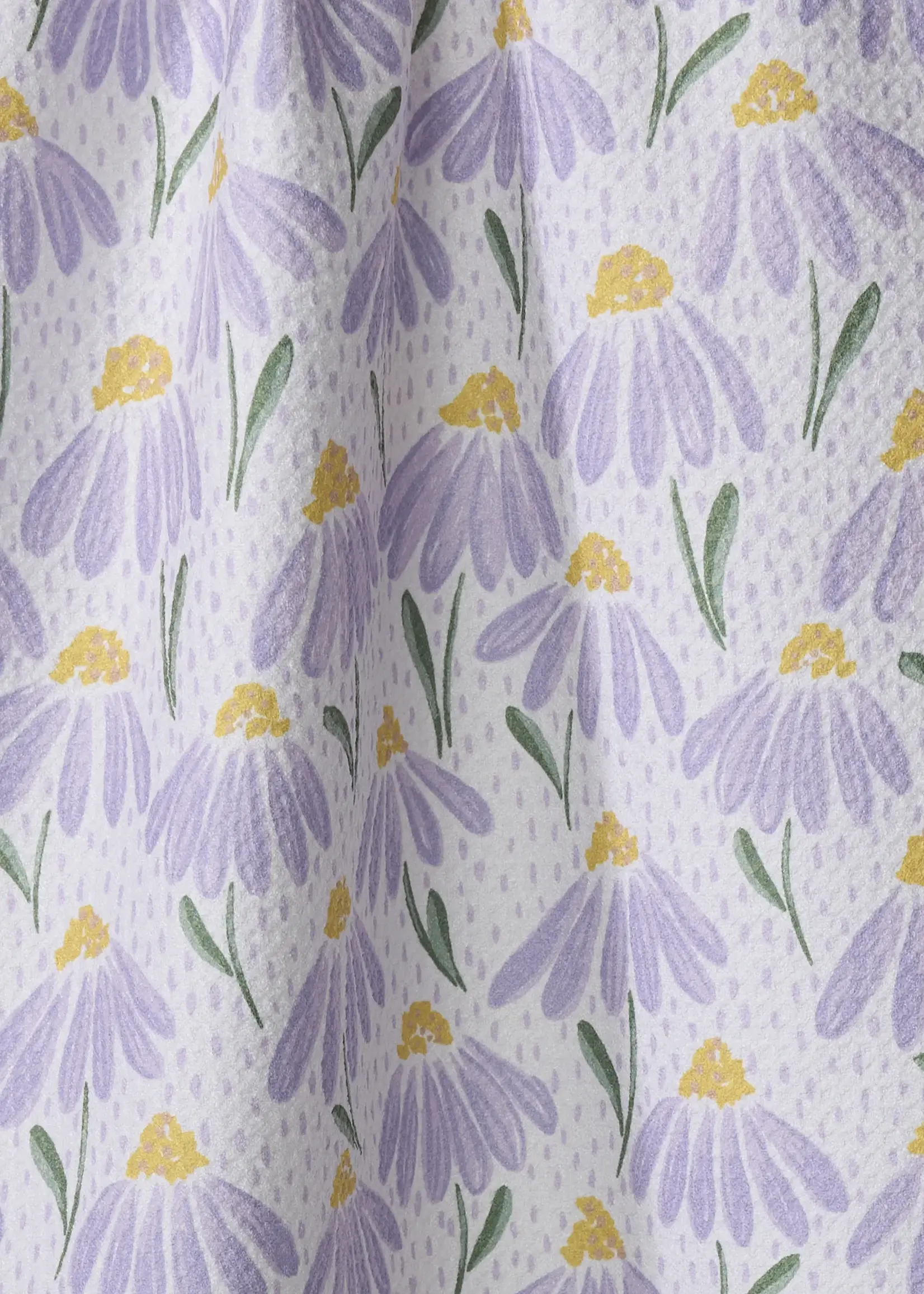 geometry Upside Down Daisy Tea Towel