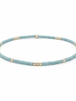 erin gray erin gray 2mm Newport Pale Turquoise GF Bracelet