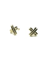 erin gray Petite Criss Cross Studs in 14k Gold Filled