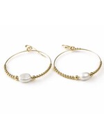 erin gray erin gray Classic Gold Pearl Earring