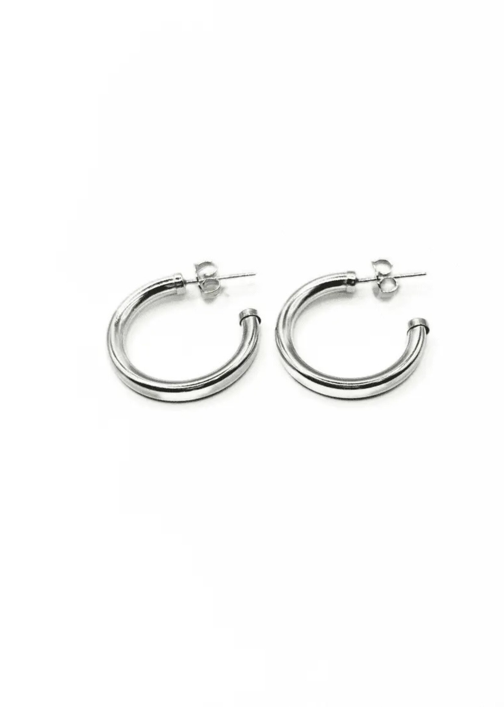 erin gray erin gray Paris 20mm Silver Hoop Earring