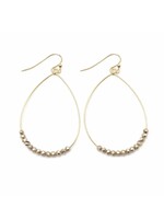 erin gray erin gray Aster Beaded Champagne Earring