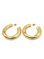 erin gray erin gray Allure 38mm Brushed Gold Hoop Earring