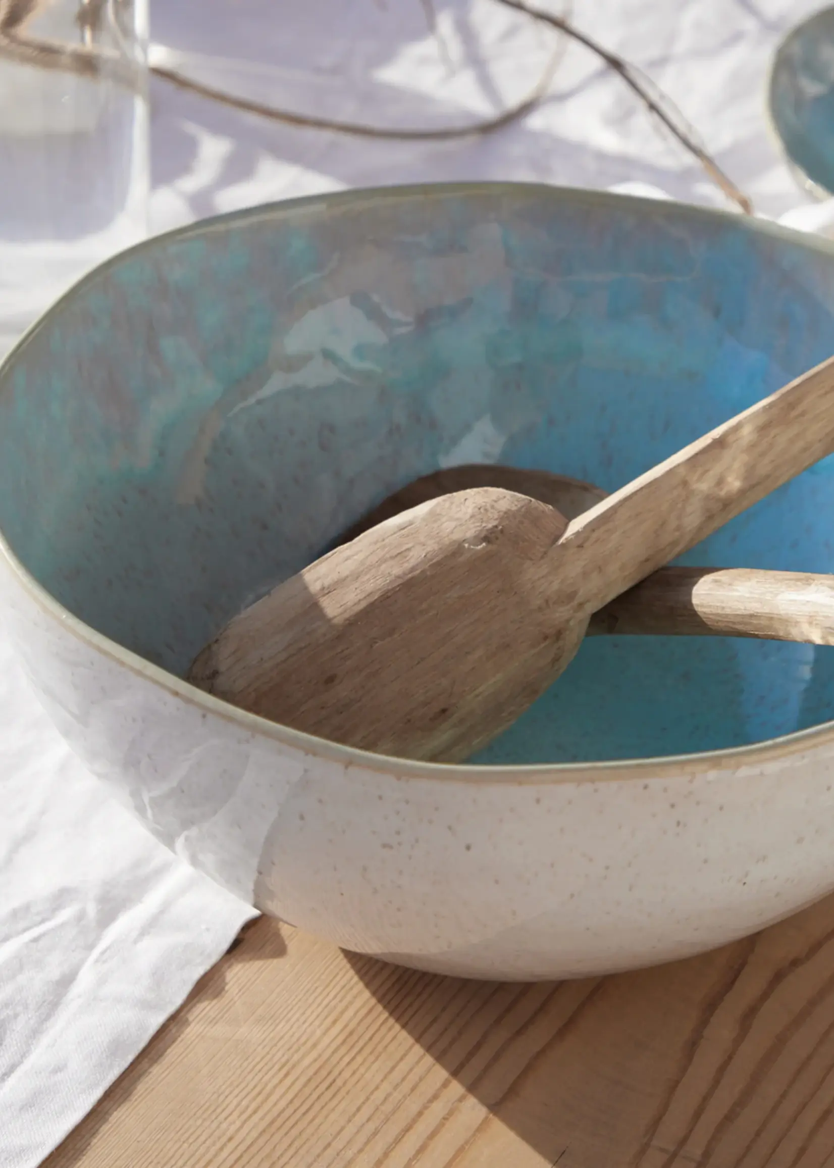 Casafina Eivissa Sea Blue 11" Serving Bowl