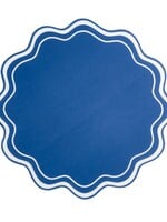 Gatherings by Curated Paperie Navy Wavy Scalloped Place Mat