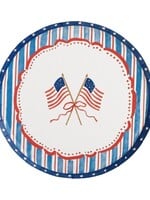 Gatherings by Curated Paperie 4th of July Flag Dessert Plates