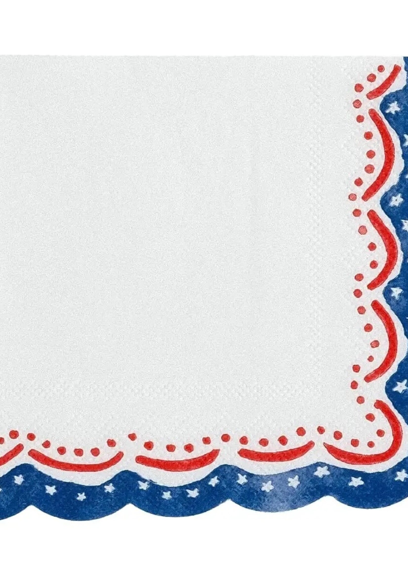 Gatherings by Curated Paperie 4th Of July Patriotic Cocktail Napkin