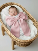 morxy Mono Newborn Swaddle Sash Rose Pink