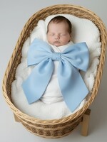 morxy Mono Newborn Swaddle Sash Blue
