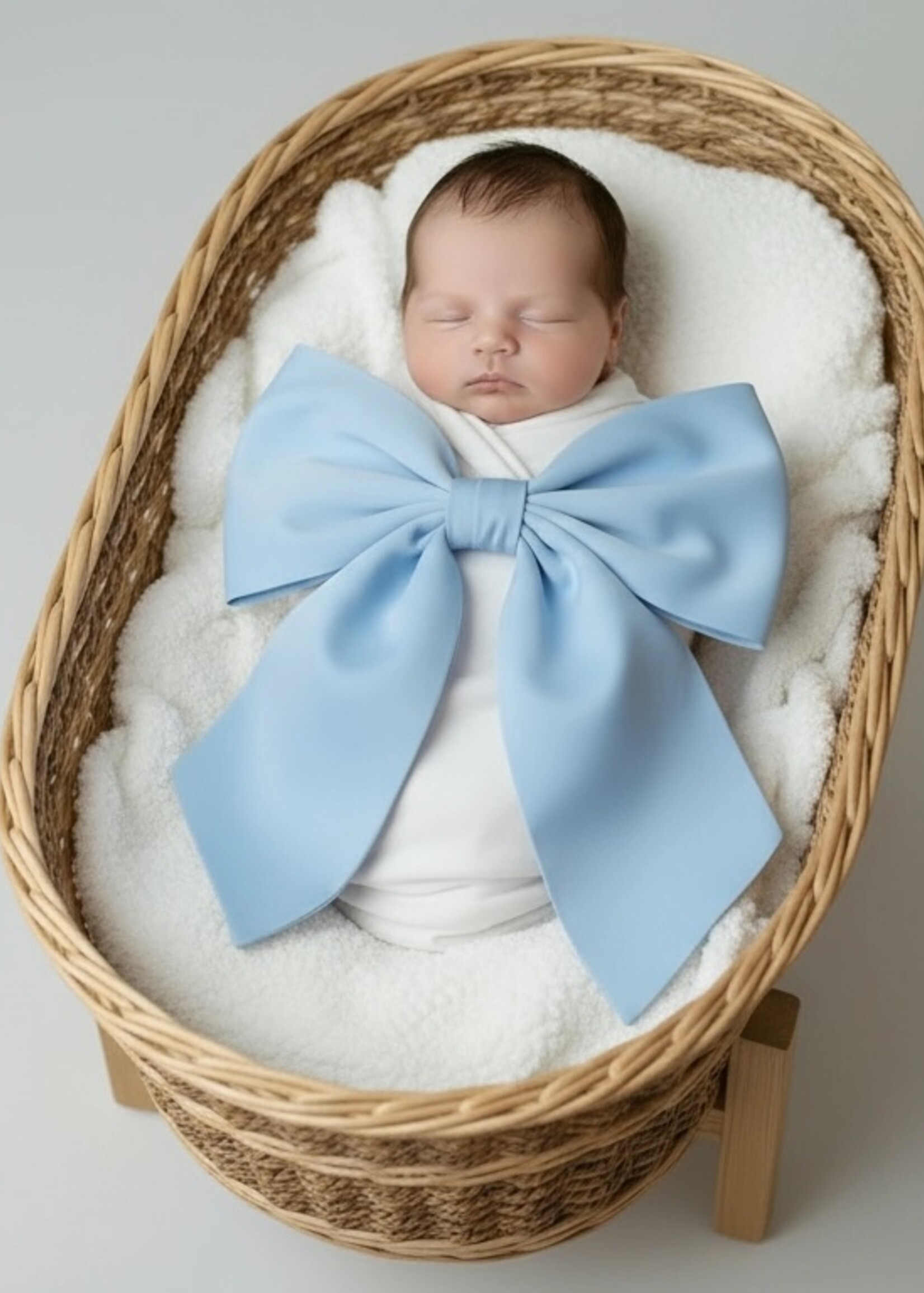 morxy Mono Newborn Swaddle Sash Blue