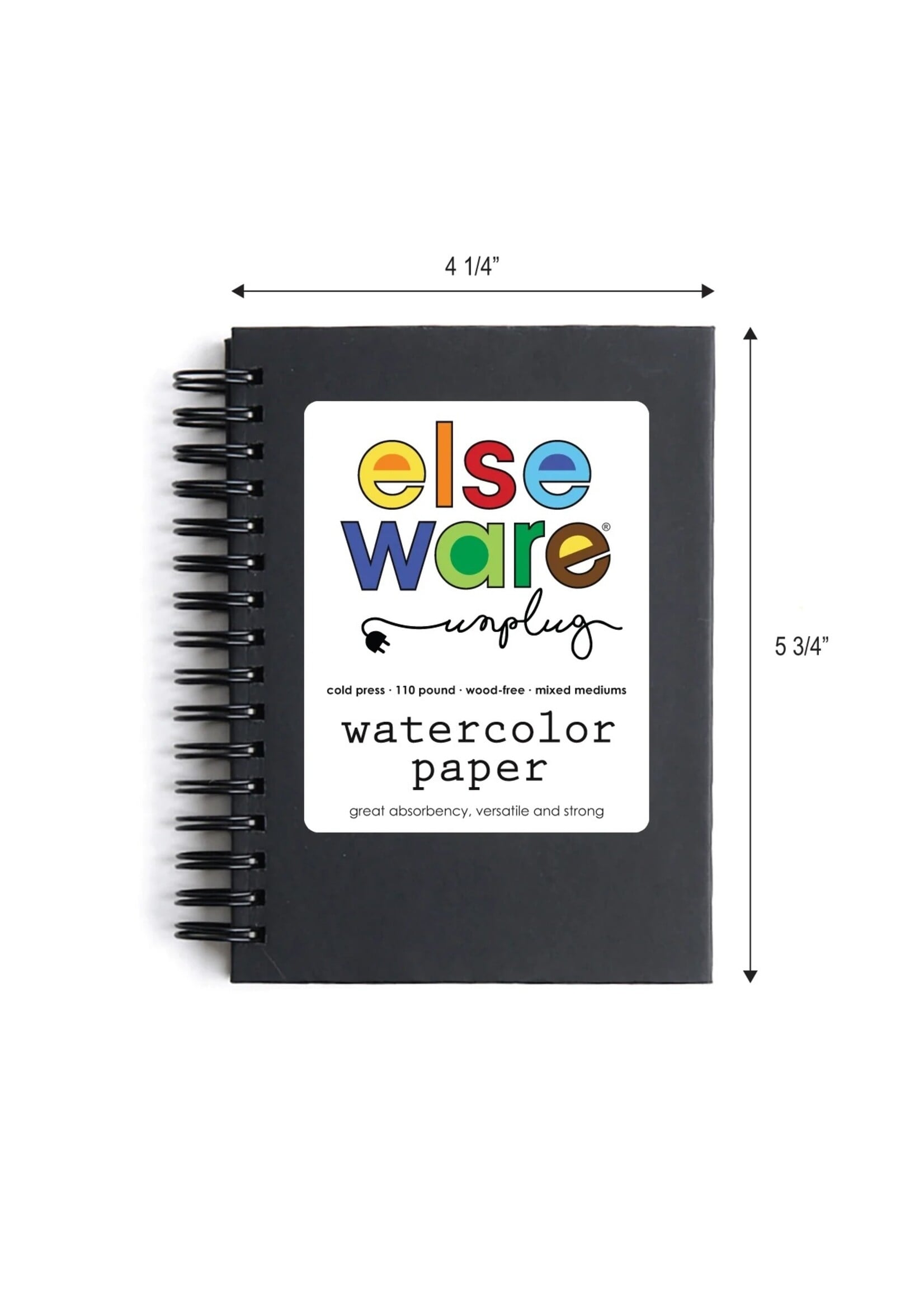 Elseware Unplug Small Watercolor Paper Pad