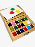 Elseware Unplug Watercolor Set in Bamboo Box