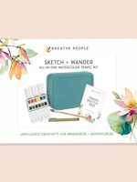 Breathe People Sketch + Wander Watercolor Travel Kit