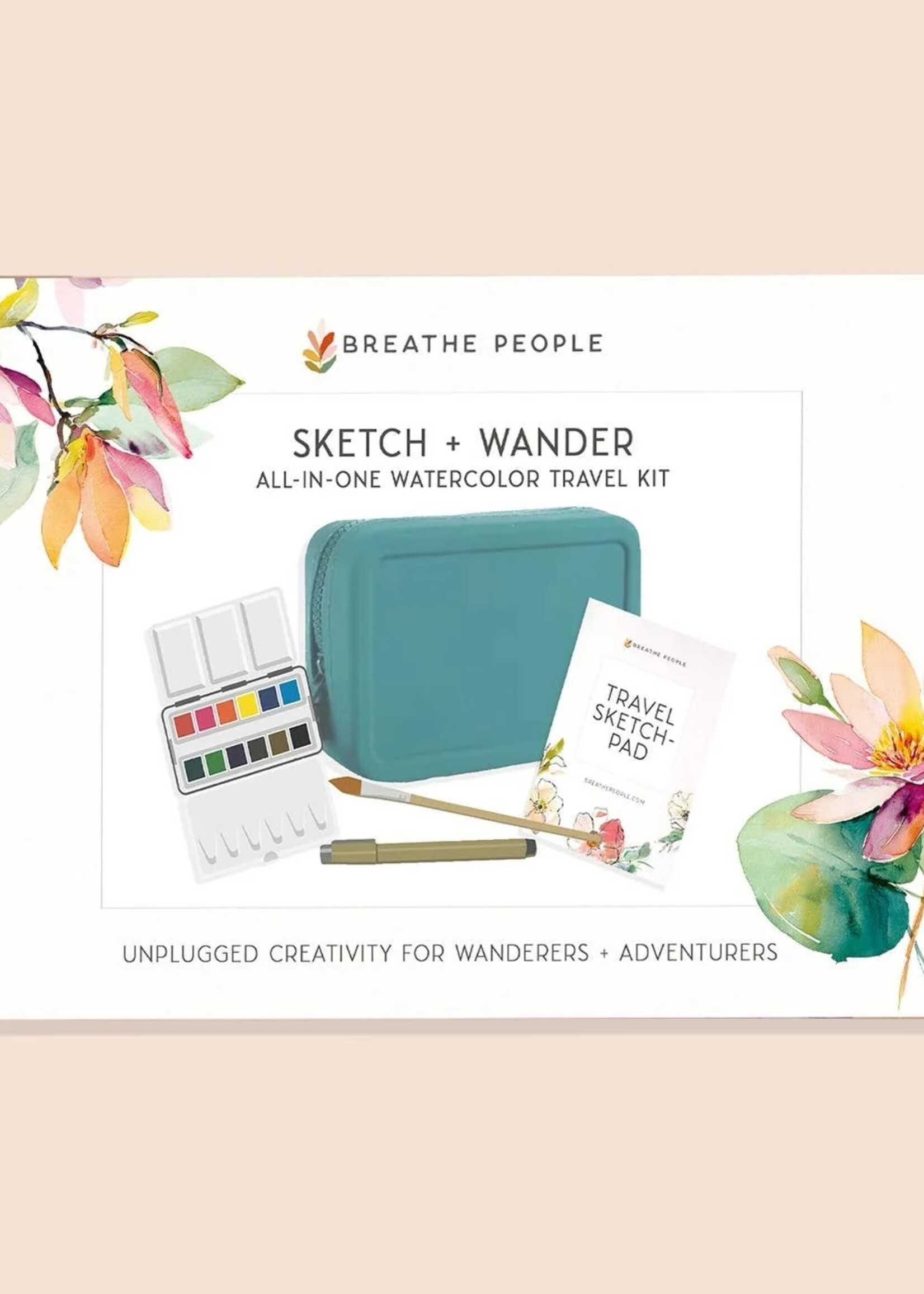 Breathe People Sketch + Wander Watercolor Travel Kit