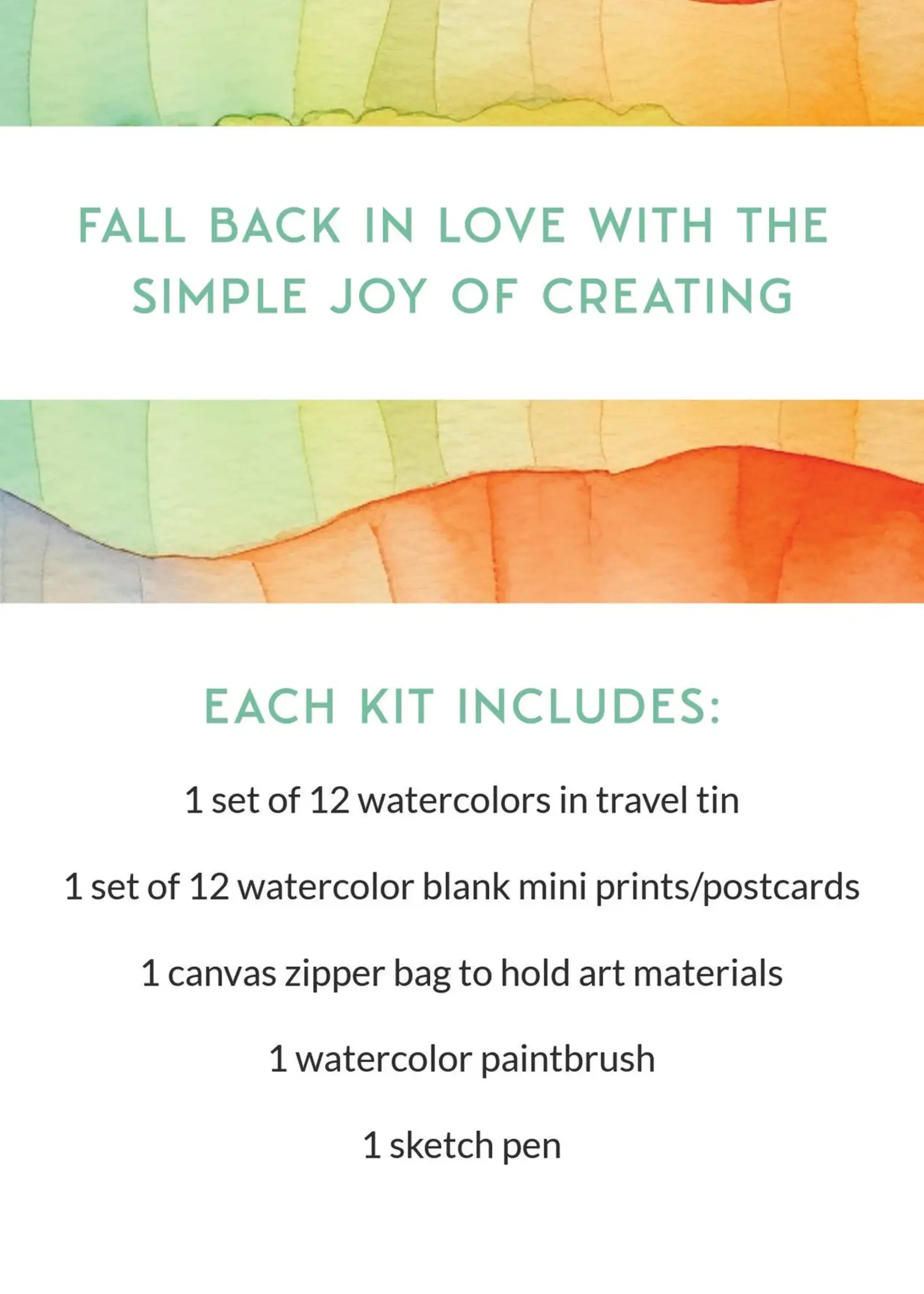 Breathe People Sketch + Wander Watercolor Travel Kit