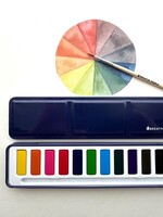 Breathe People Watercolor Set - 12 colors + Paintbrush