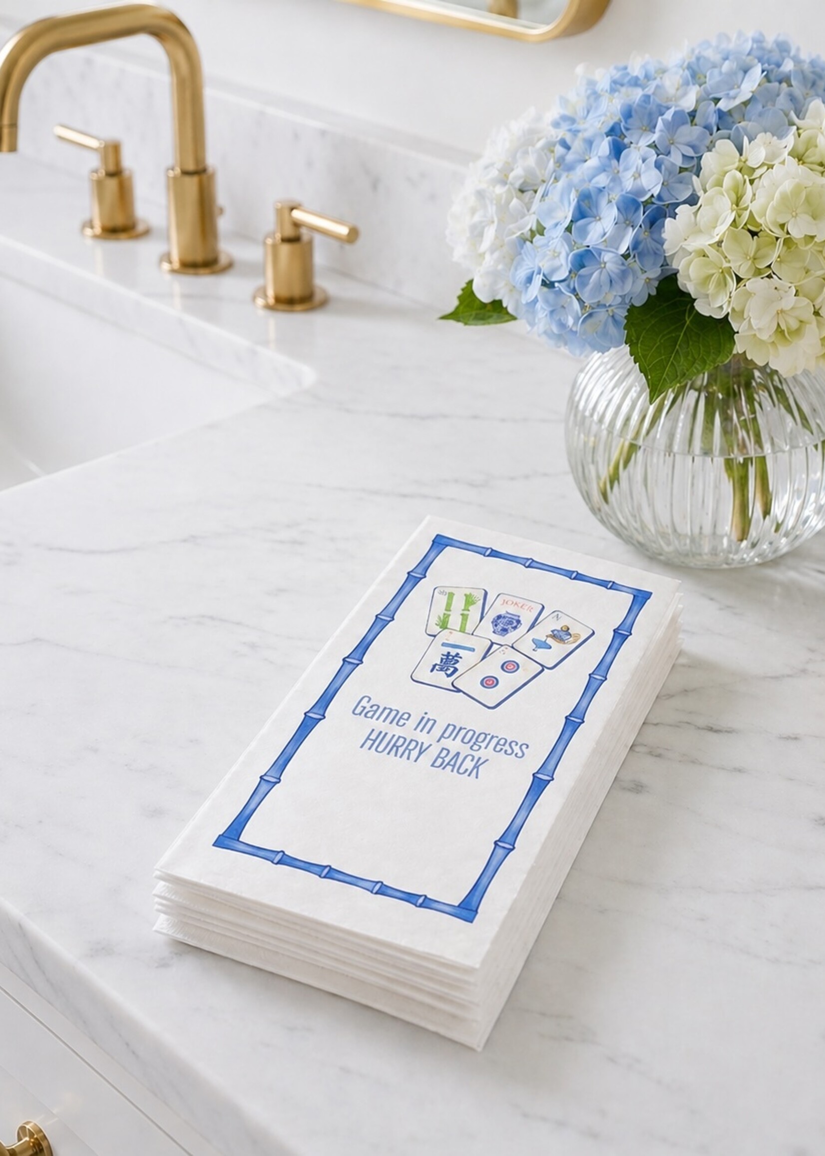 Maven Home Guest Towel Napkins - Mahjong