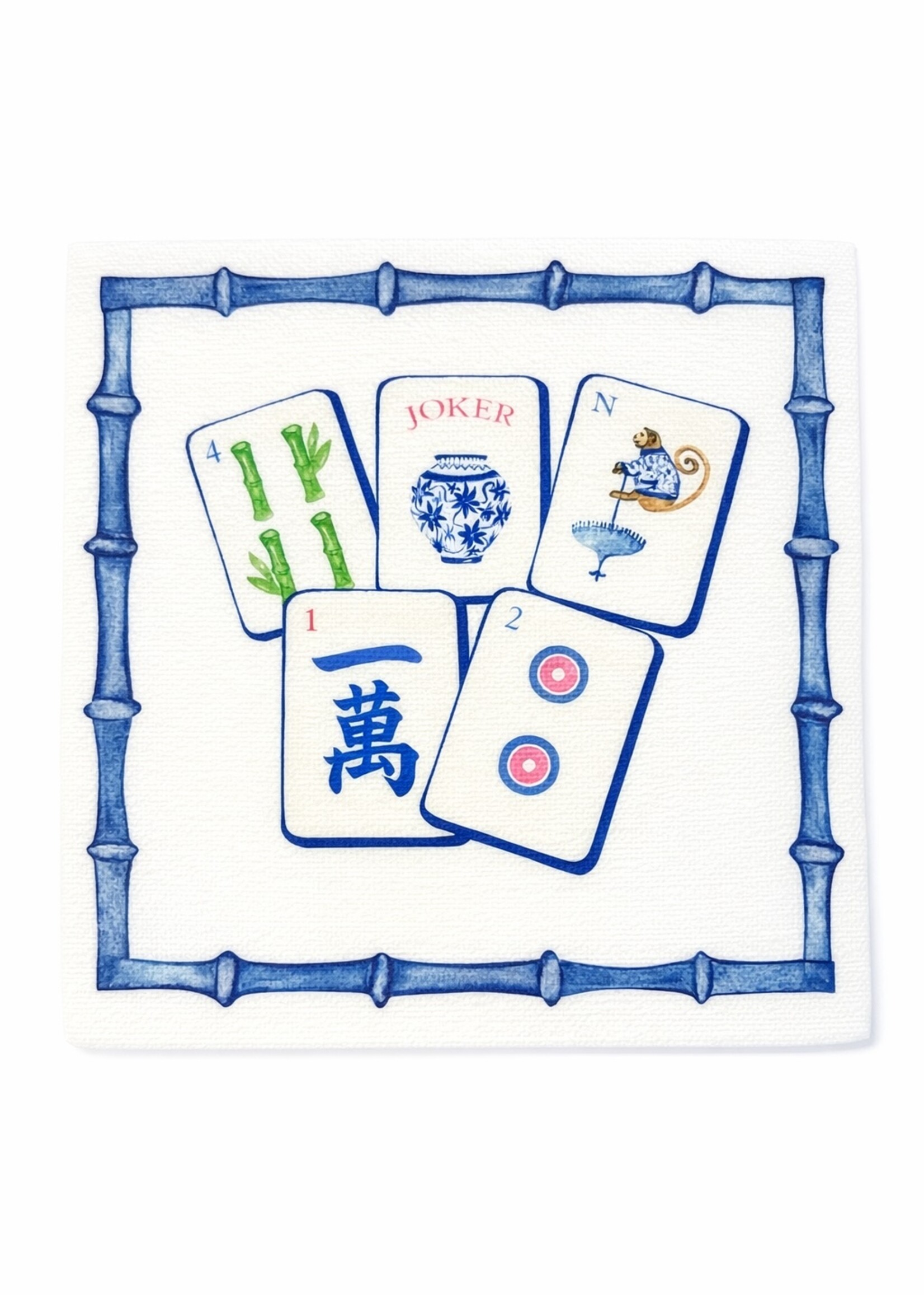 Maven Home Linen Feel Lunch Napkins - Mahjong