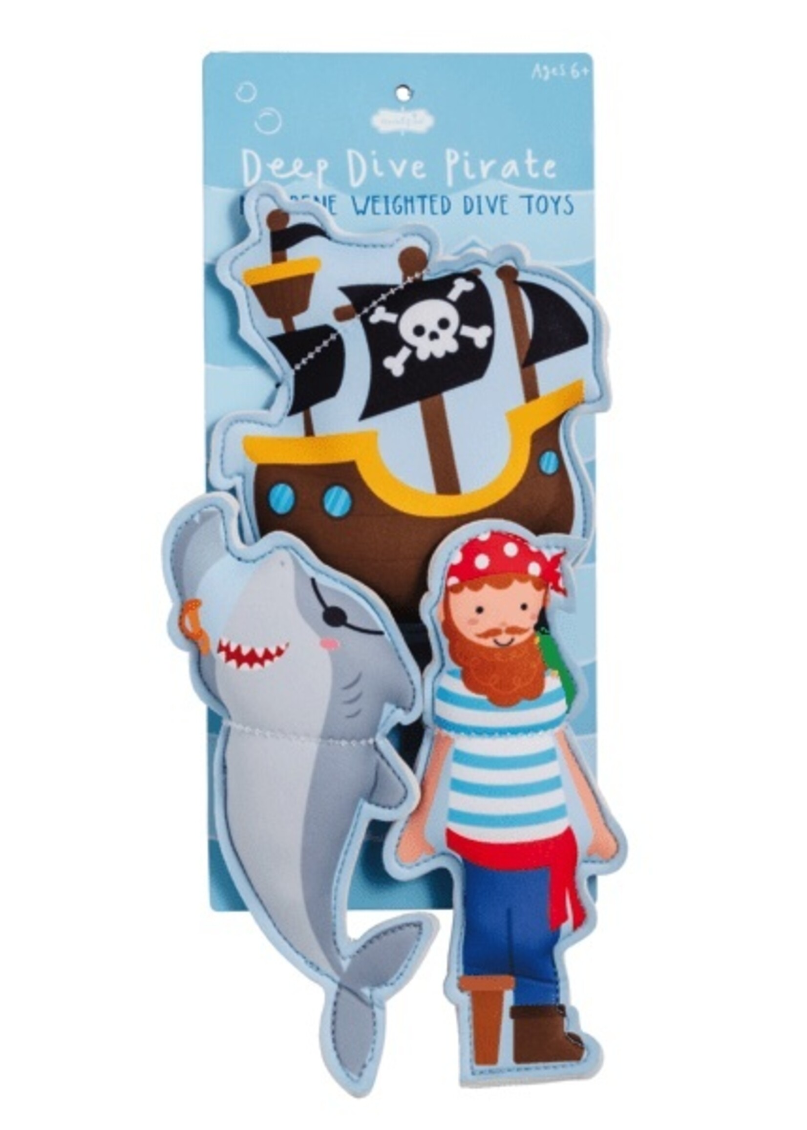 Mudpie Pirate Neoprene Dive Toy