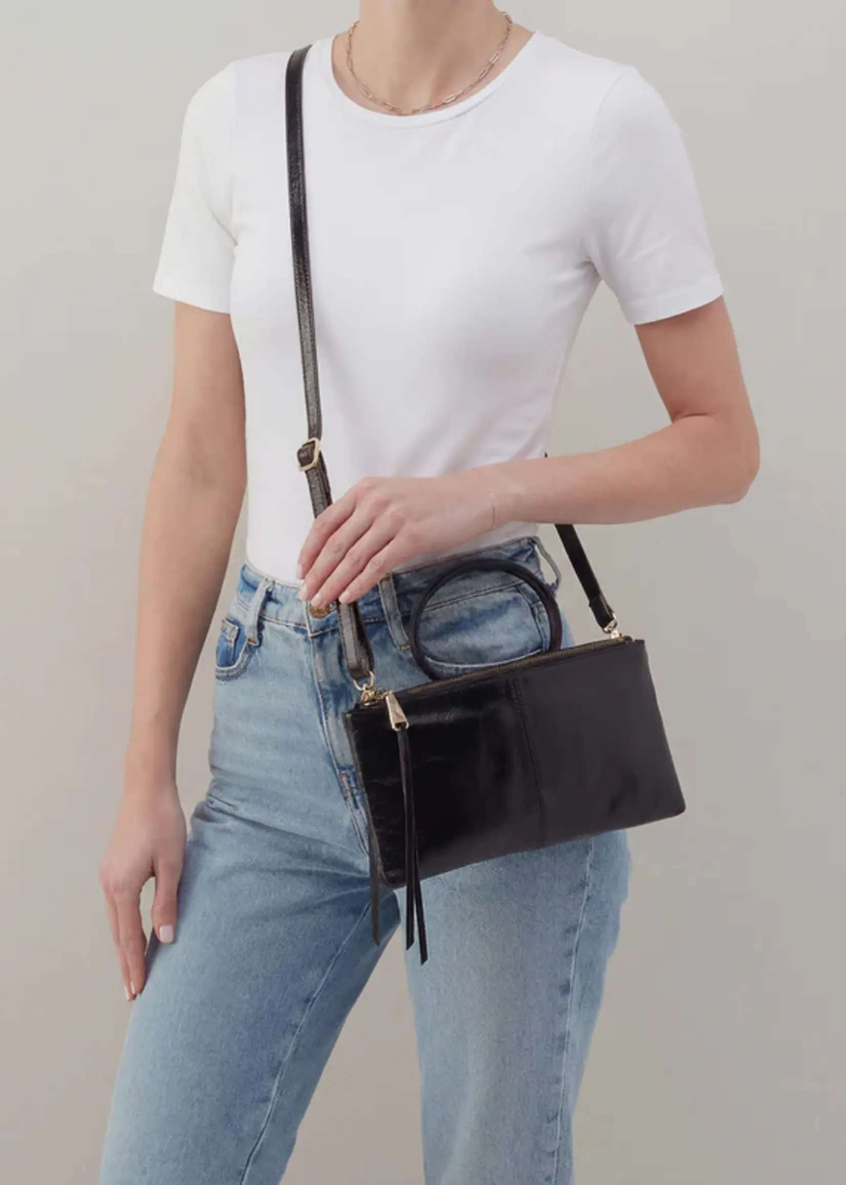 hobo Sable Crossbody - Black