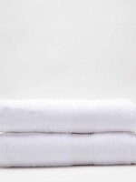CB Station Set of 2 White Monogrammed Cotton Bath Towels - Lauren Kitti's Registry