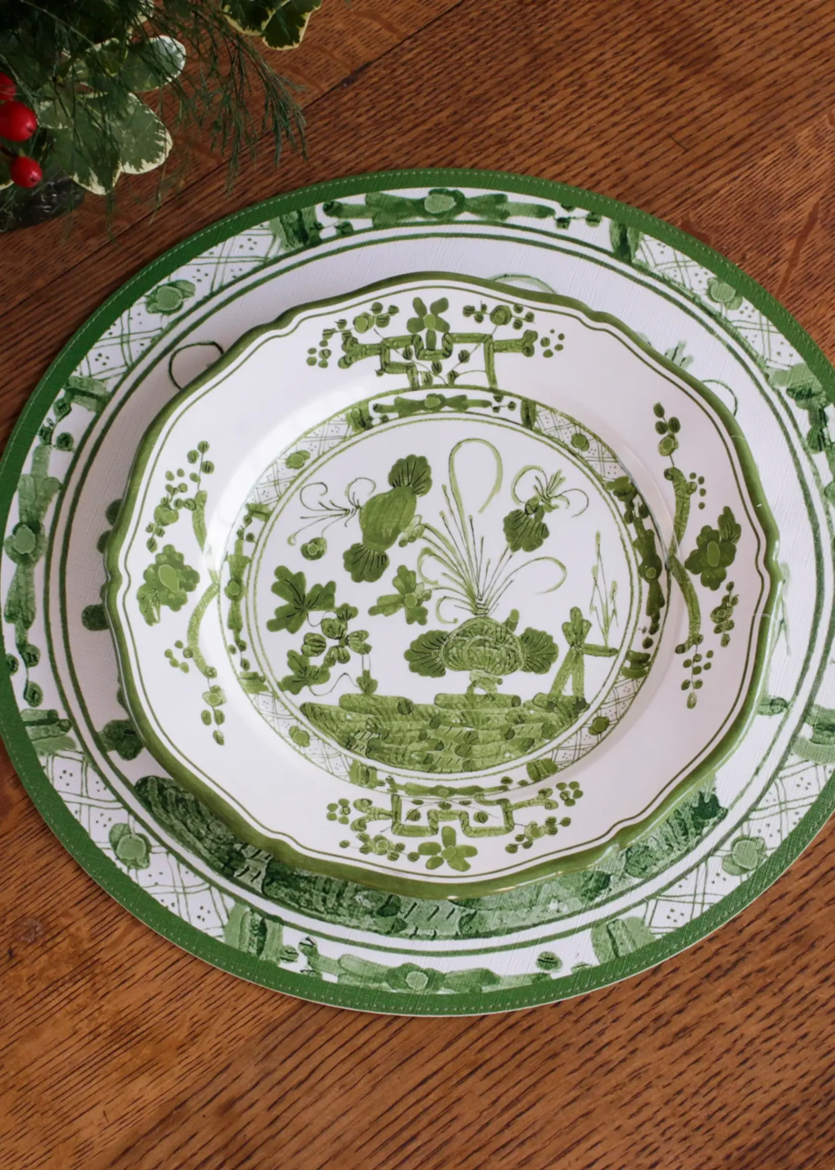 beatriz ball Vida Faenze Dinner Plate - Green