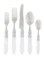 Aladdin Brilliant White 5 pc Place Setting