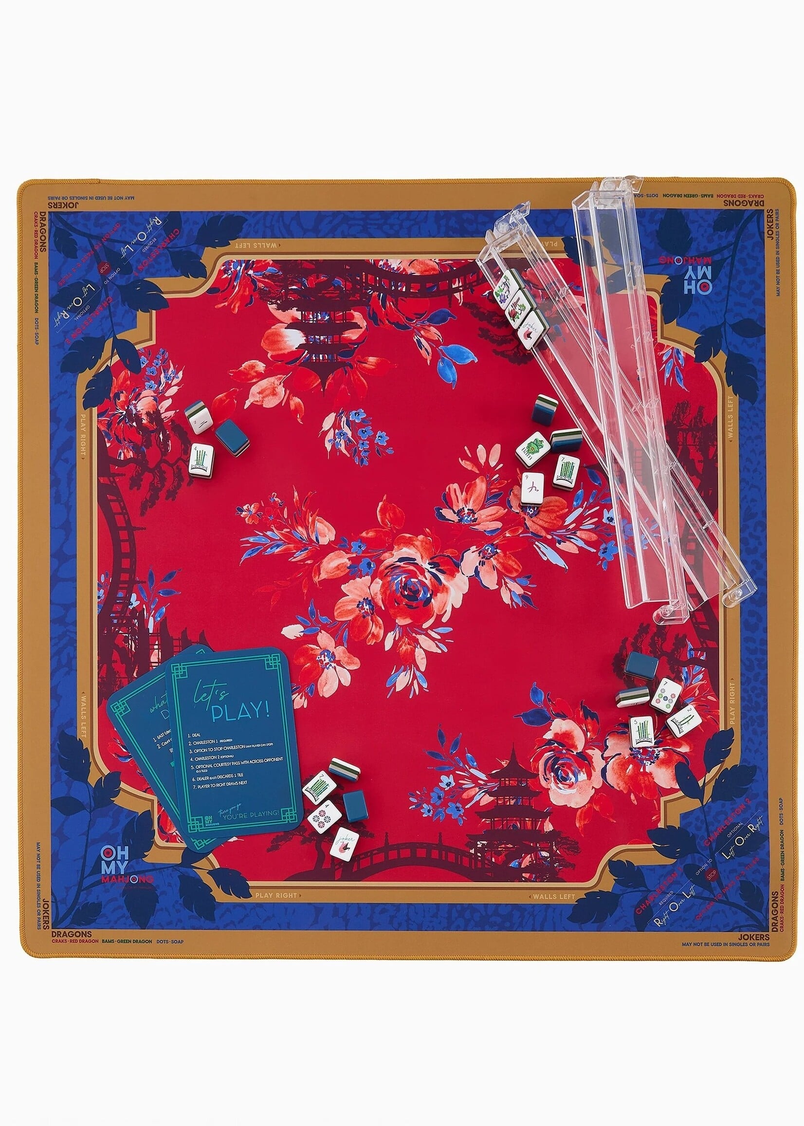 Oh My Mahjong Scarlett Mahjong Mat