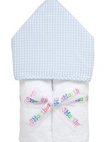 3 Marthas Everykid Towel - Blue Check