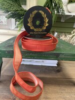 JME John Mark Enterprises Dupioni Orange Ribbon 1" x 10 yd