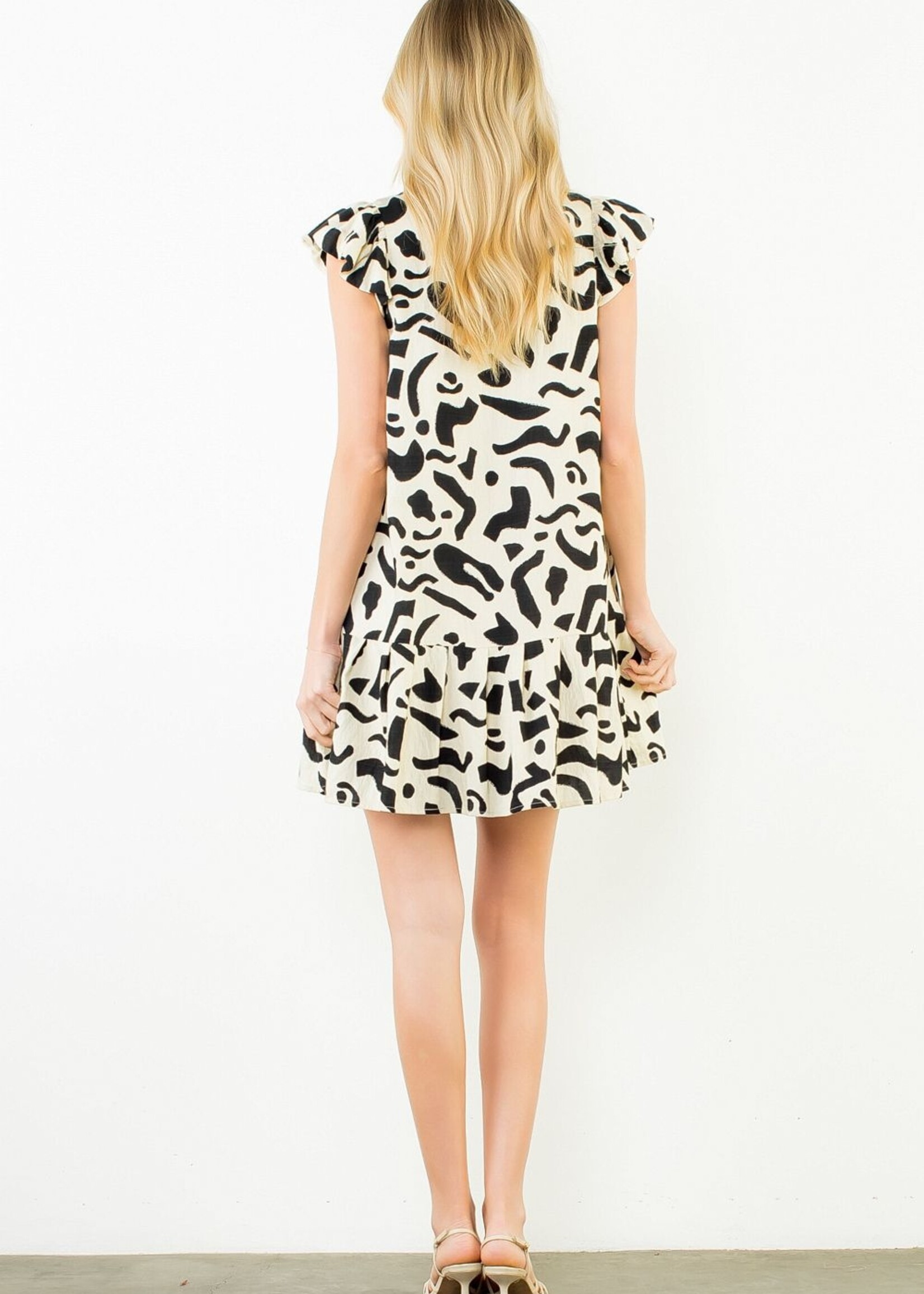 THML SS Abstract Pattern Dress