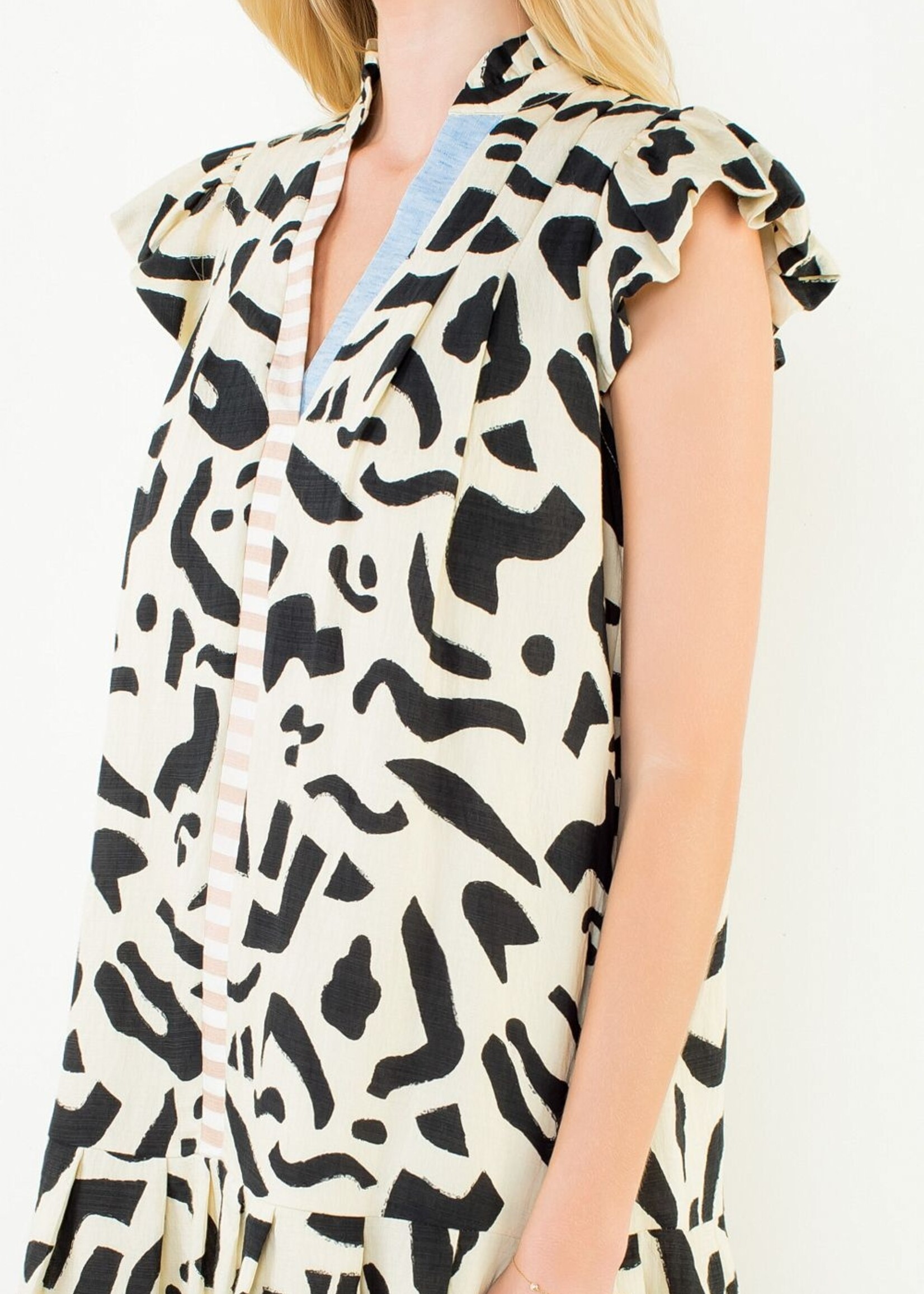 THML SS Abstract Pattern Dress