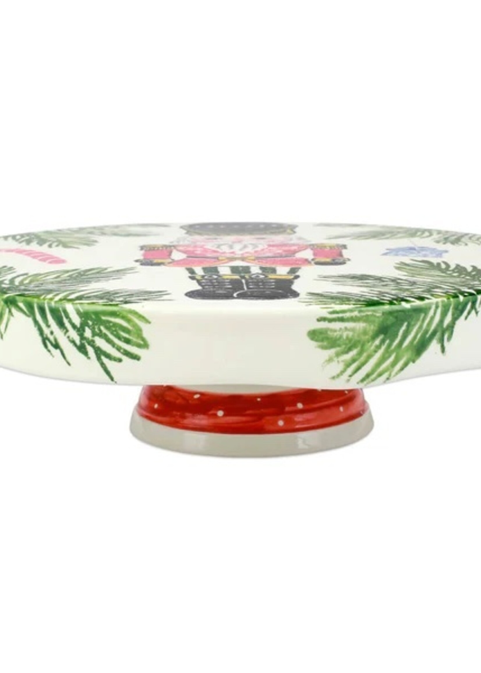 Vietri Nutcrackers Cake Stand