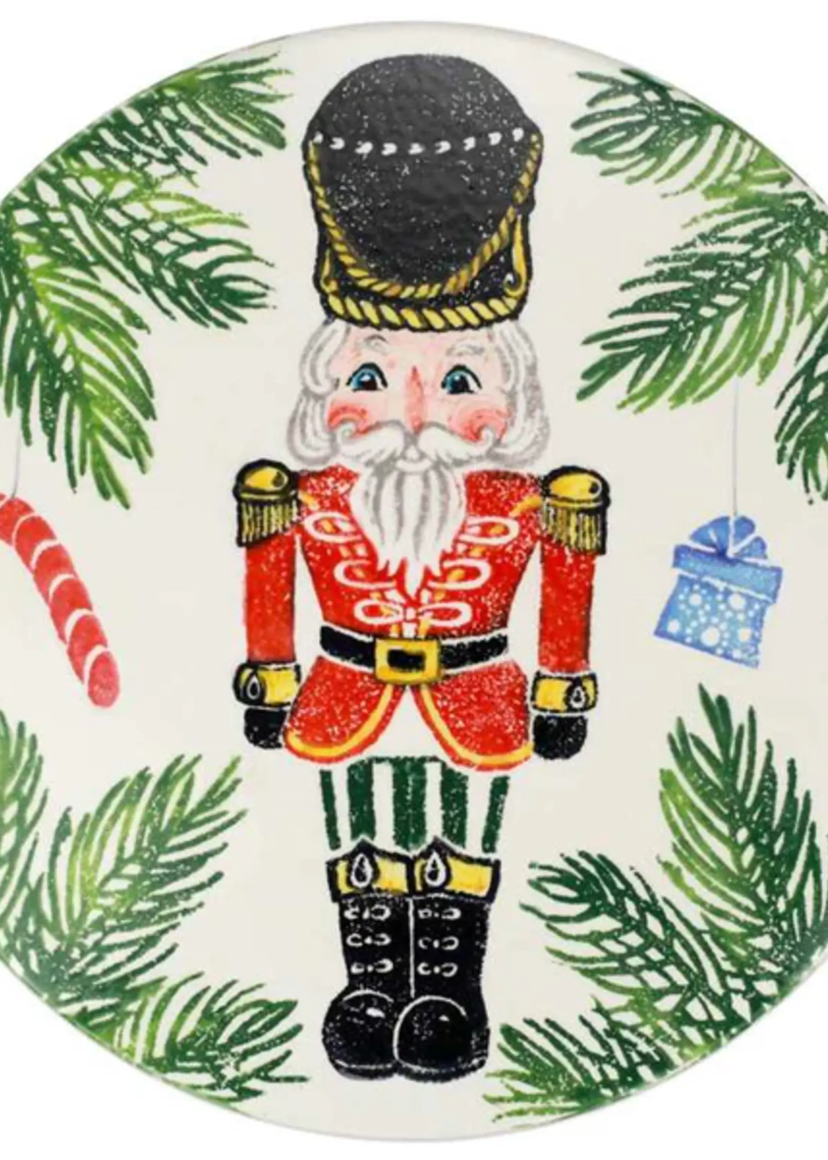 Vietri Nutcrackers Cake Stand