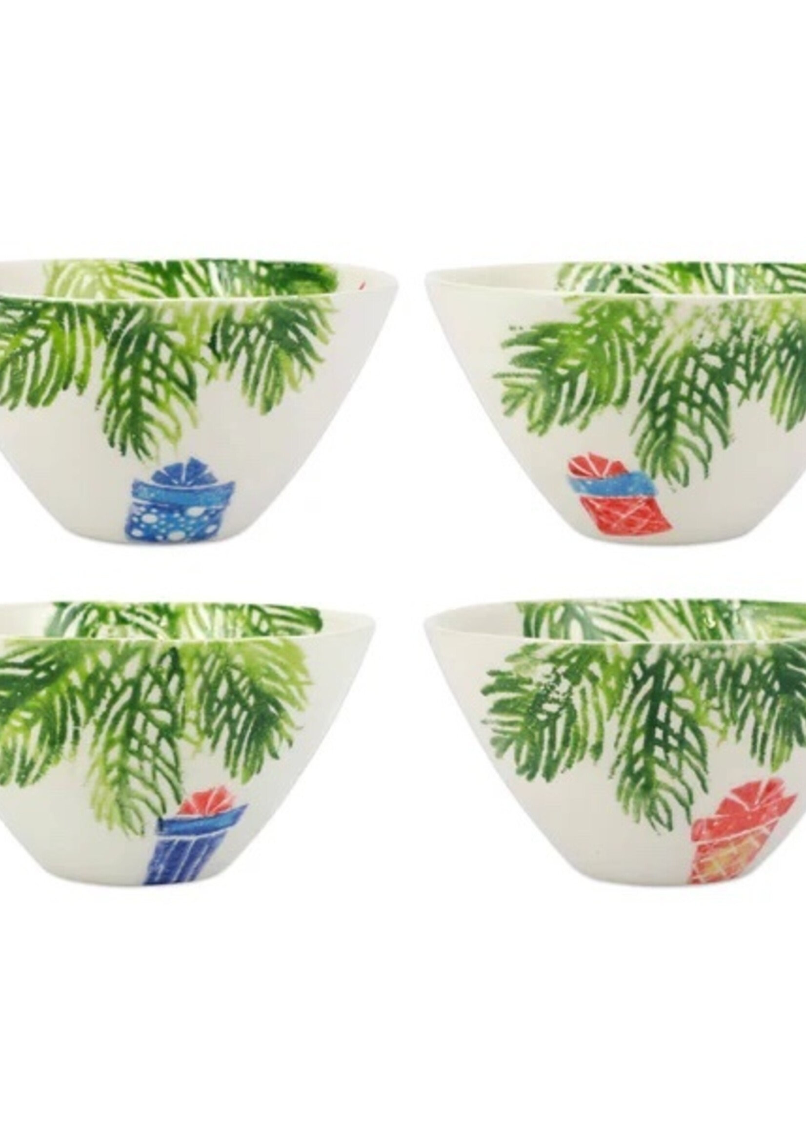 Vietri Nutcrackers Assorted Cereal Bowls (Set of 4)
