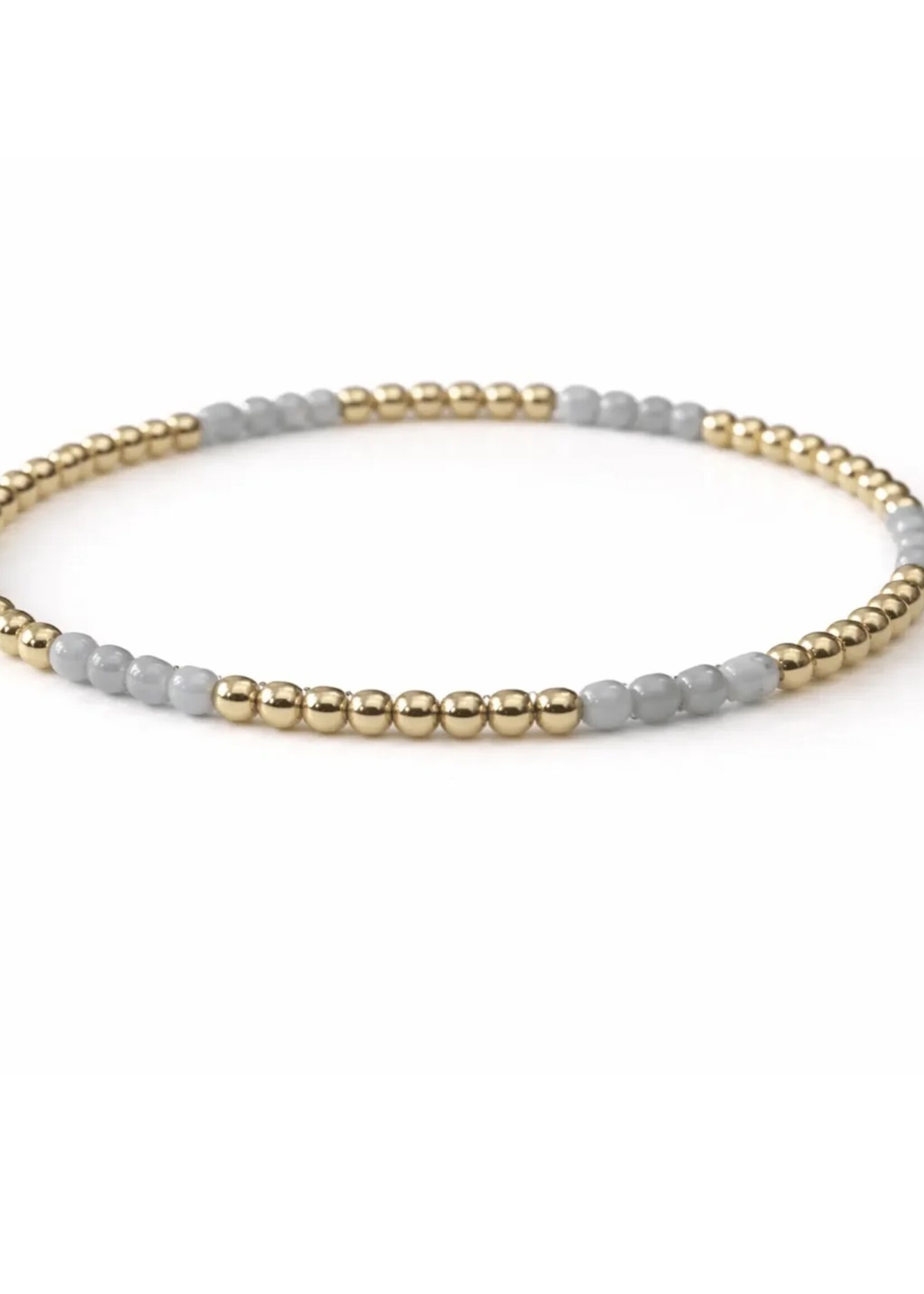erin gray erin gray Refined Light Blue Stone Bracelet - 7"