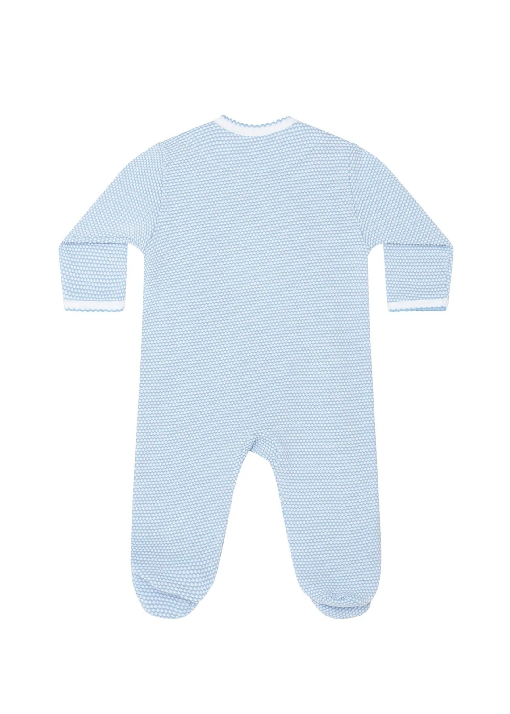 Nellapima Blue Bubble Crossover Footie 0-3 Months